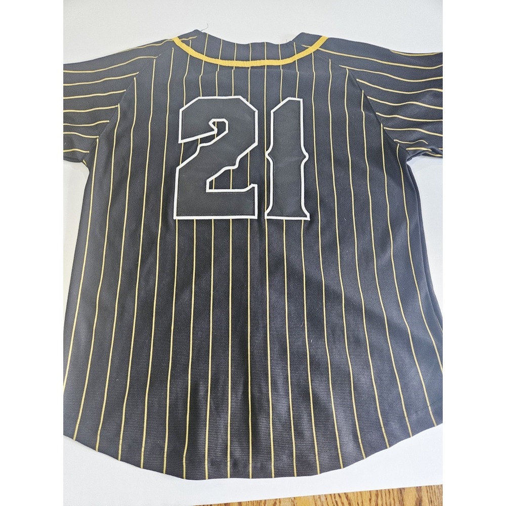 Pittsburgh Crawfords Jersey - Mens Small Black Negro League 21 Baseball Headgear - Picture 8 of 11